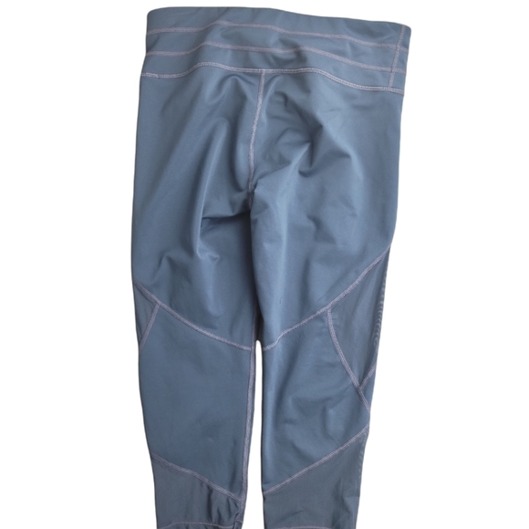 Athleta Blue High Waist Mesh Athletic Joggers Women’s Size Small - Picture 10 of 10